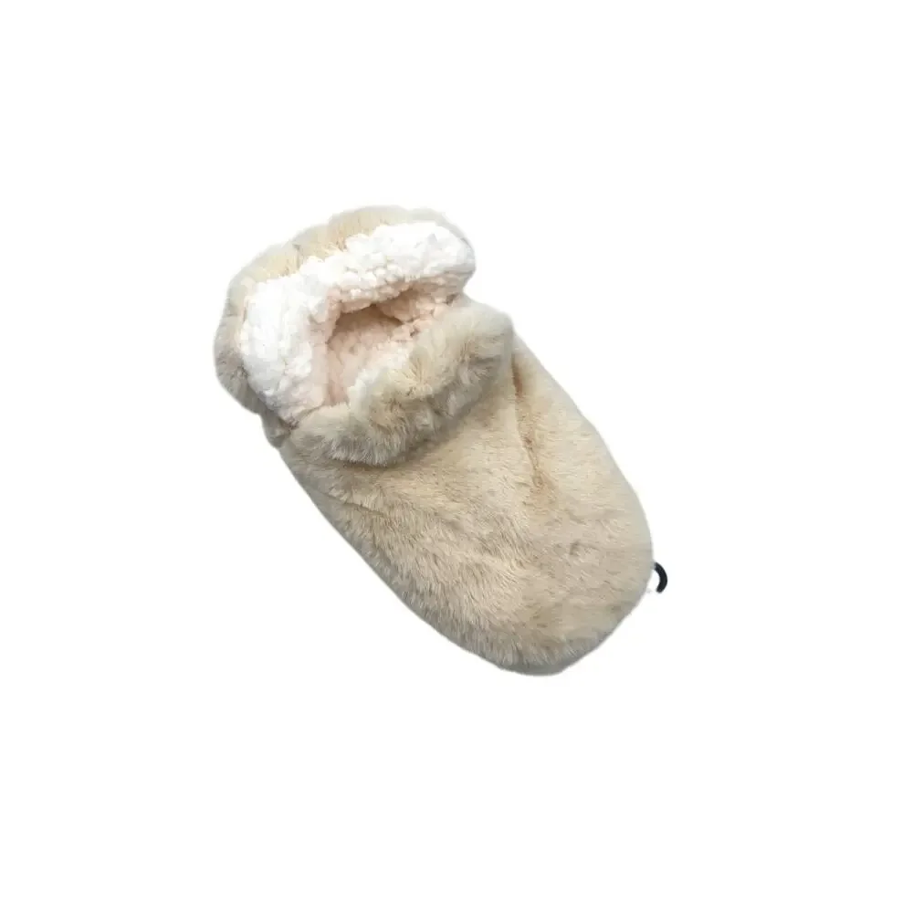 Northeast Outfitters Cozy Cabin Women's Faux Fur Booties Light Brown Size Small